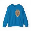 Flames Test Metal Courage Defines the Firefighter Crewneck Sweatshirt